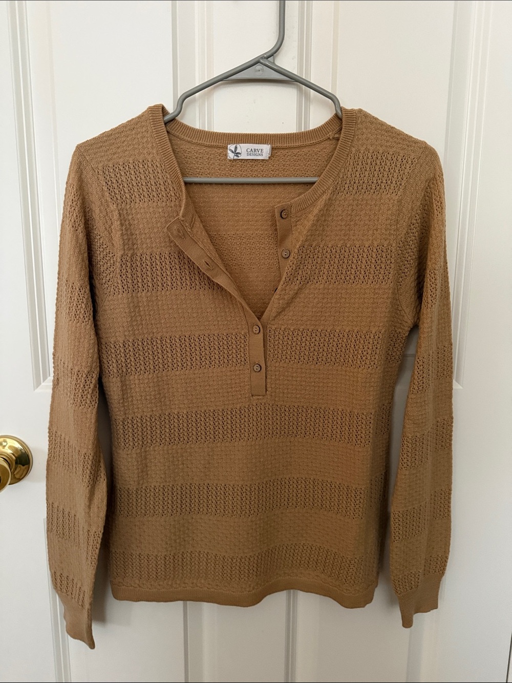Carve Designs Tan Sweater